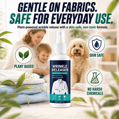 👔 Grailzees™ Instant Wrinkle Erasing Spray: Smooth Clothes in 3 Seconds (No Iron, No Heat)✨ (EU)