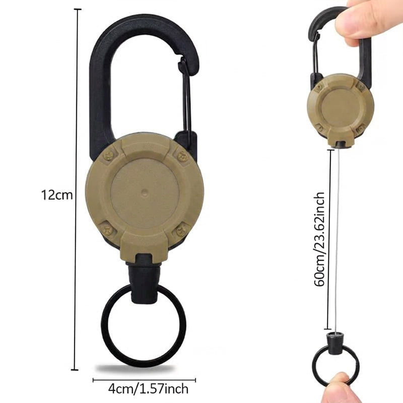 🏆Last Day Buy 1 Get 1 Free🎁3 In 1 New Multifunctional Retractable Pull Reel Carabiner Keychain