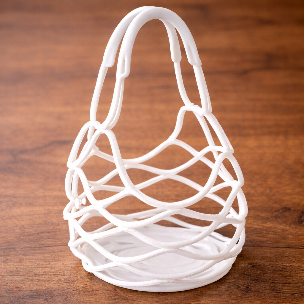 2-in-1 Zero-Void™ Silicone Mesh Bag & Heat-Resistant Trivet Mat for Hot Bowls