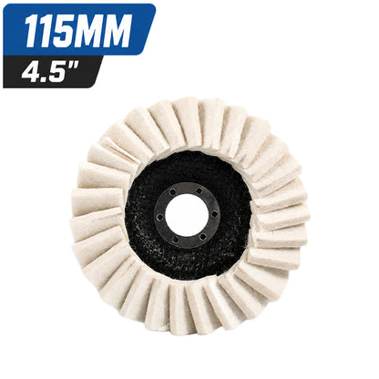 Achieve A Mirror Finish –Wool Felt Flap Polishing Disc