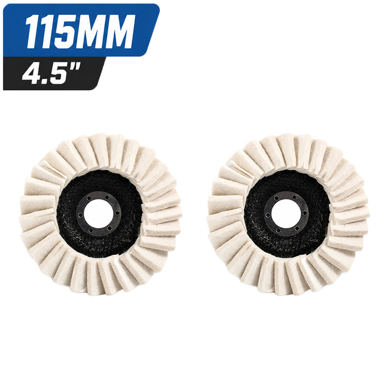 Achieve A Mirror Finish –Wool Felt Flap Polishing Disc