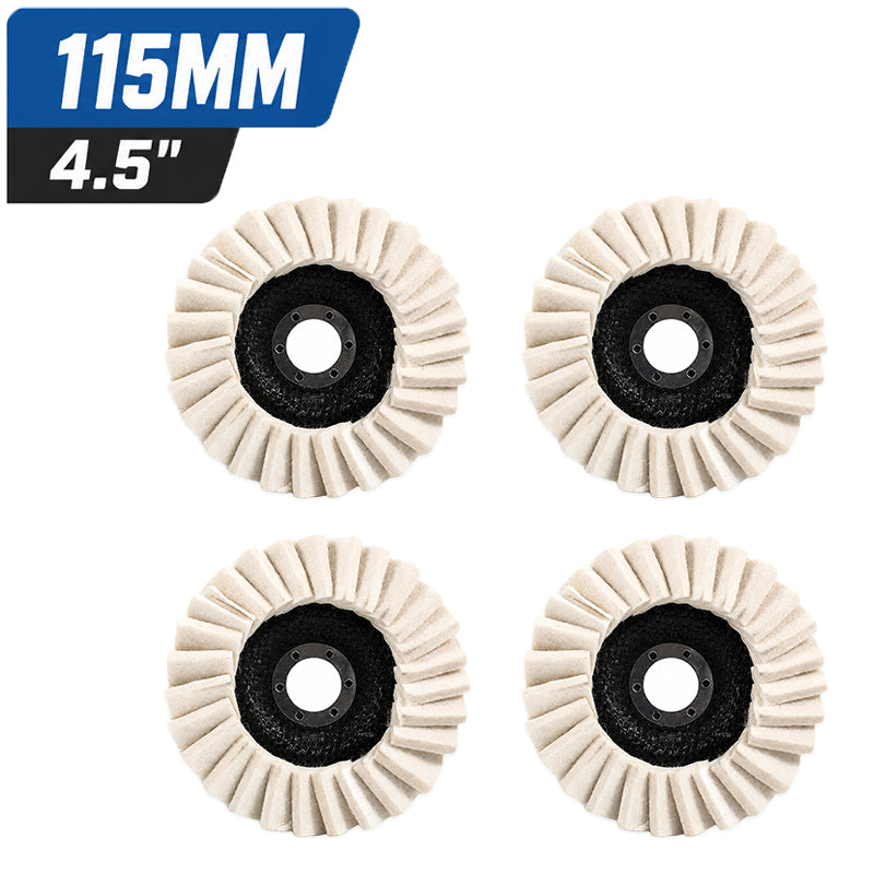 Achieve A Mirror Finish –Wool Felt Flap Polishing Disc