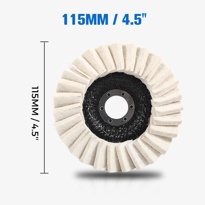 Achieve A Mirror Finish –Wool Felt Flap Polishing Disc