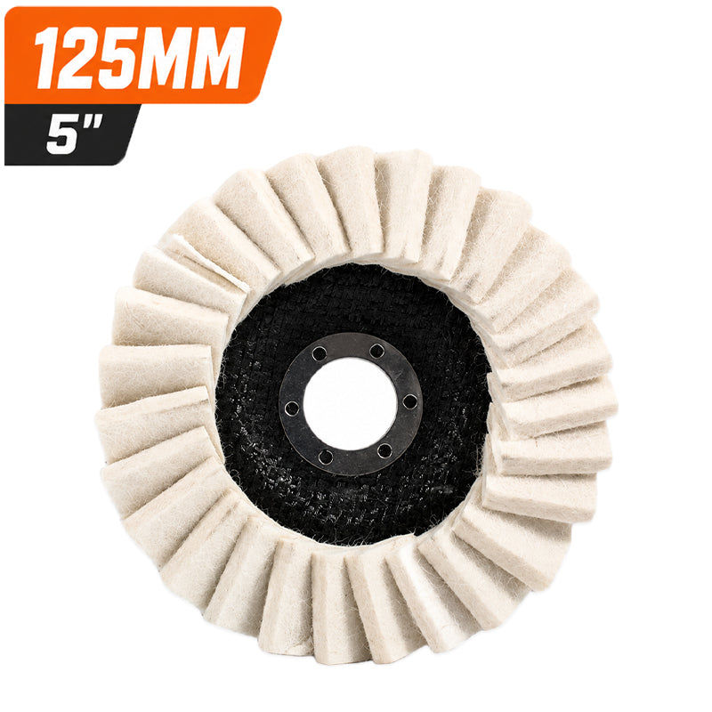 Achieve A Mirror Finish –Wool Felt Flap Polishing Disc