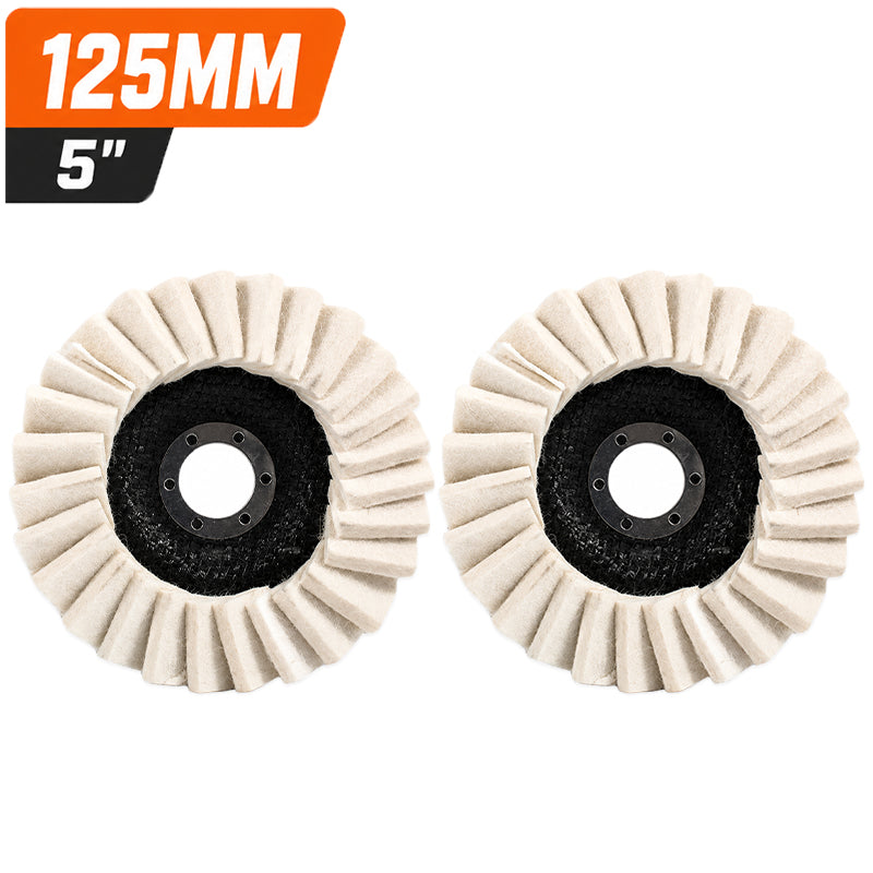 Achieve A Mirror Finish –Wool Felt Flap Polishing Disc