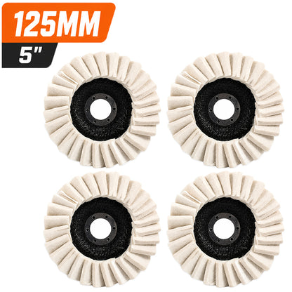 Achieve A Mirror Finish –Wool Felt Flap Polishing Disc
