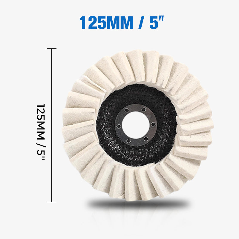 Achieve A Mirror Finish –Wool Felt Flap Polishing Disc
