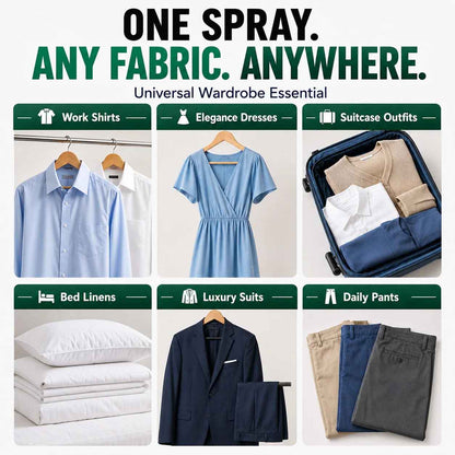 👔 Grailzees™ Instant Wrinkle Erasing Spray: Smooth Clothes in 3 Seconds (No Iron, No Heat)✨ (EU)