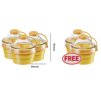 Collapsible Silicone Ice Ball Cup with Straw