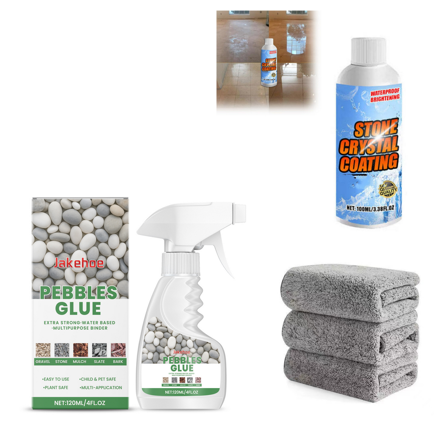 Grailzees™ 🌿Clear & Waterproof Rock Glue For Landscaping✨Transform Your Garden 💪🌿