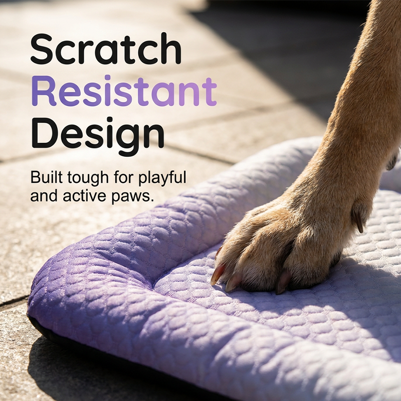 🥳2026 HOT SALE🥳!Pet Cooling Mat for Dogs & Cats 🐾  Naturally Cool Ice-Silk Pad • Breathable, Washable & Soft 🌿  For Floors, Sofas & Car Travel • Multiple Sizes • Gradient Colours ☀️🐶🐱