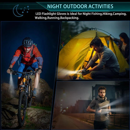 💡 LED Flashlight Gloves | Hands-Free Light for Work & Outdoors
