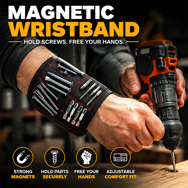 Adjustable Magnetic Wristband for Holding Screws (Offer)