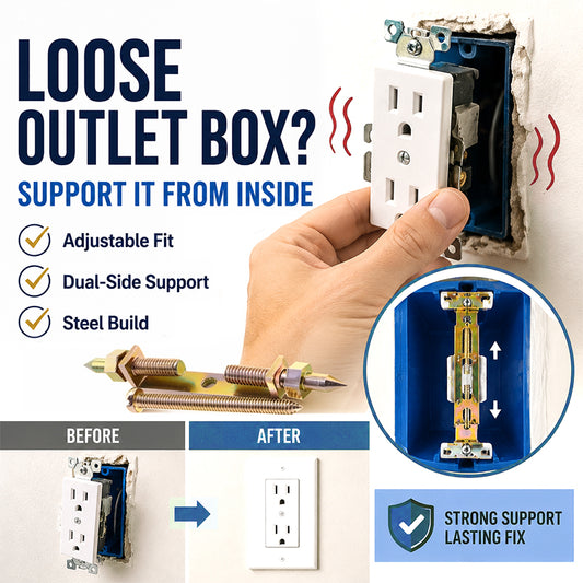 Adjustable Switch Socket Box Support Rod