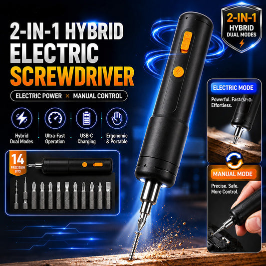 🔥Hot Sale 50% OFF🔩 2-in-1 Hybrid Electric Screwdriver