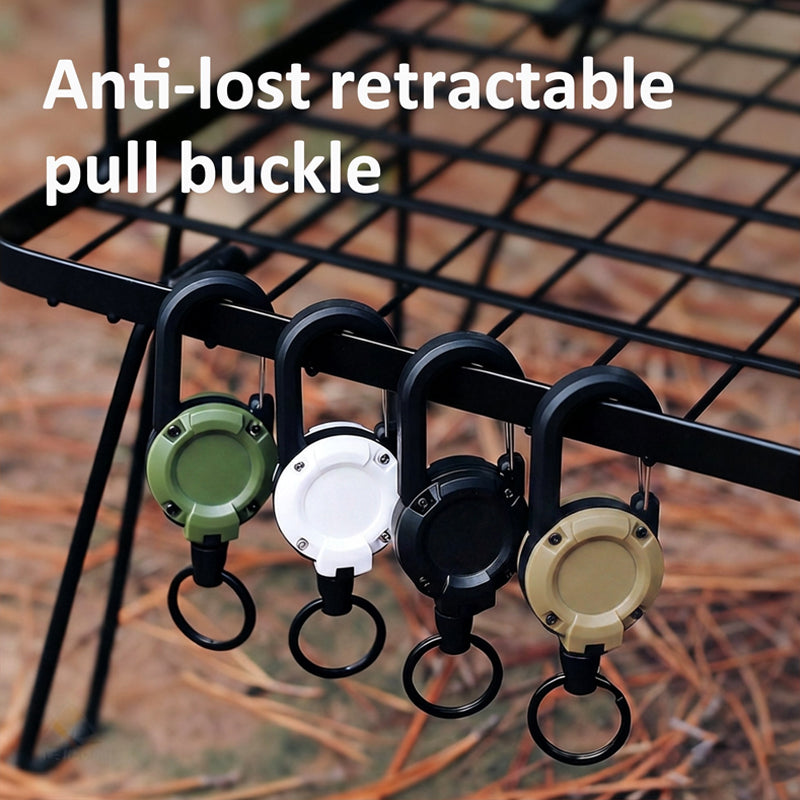 🏆Last Day Buy 1 Get 1 Free🎁3 In 1 New Multifunctional Retractable Pull Reel Carabiner Keychain