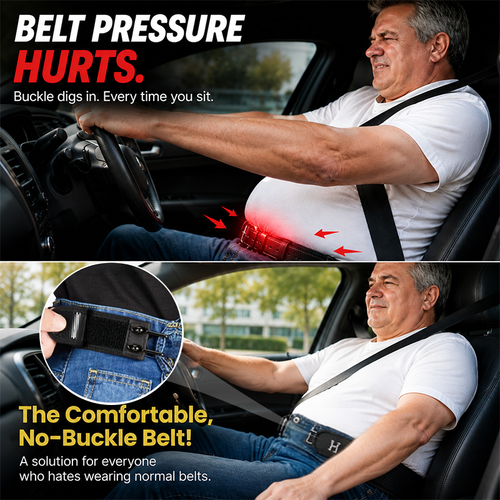 Grailzees™ No-Buckle Elastic Comfort Belt