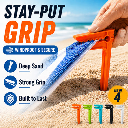 Windproof Beach Towel Clip Pegs for Sand and Grass