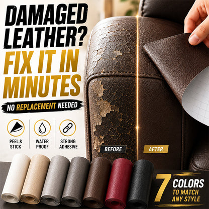 Grailzees™ Leather Repair Patch – Cover Scratches, Cracks & Peeling in Minutes