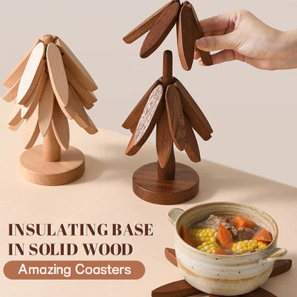 🥳2026 HOT SALE🥳🌲50K+ SOLD!✨ Wooden Tree Trivet – Beautiful Decor & Table Protection 🏡