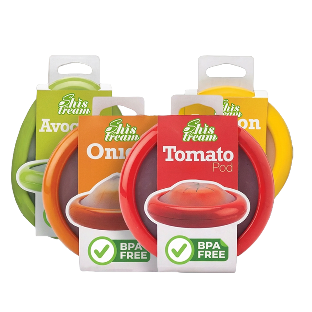 Reusable Silicone Stretch Pods 🍅🥑 – Keep Fruits & Vegetables Fresh Longer Without Plastic Wrap