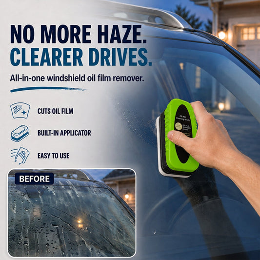 🔥 Oil Film Remover Brush for Car