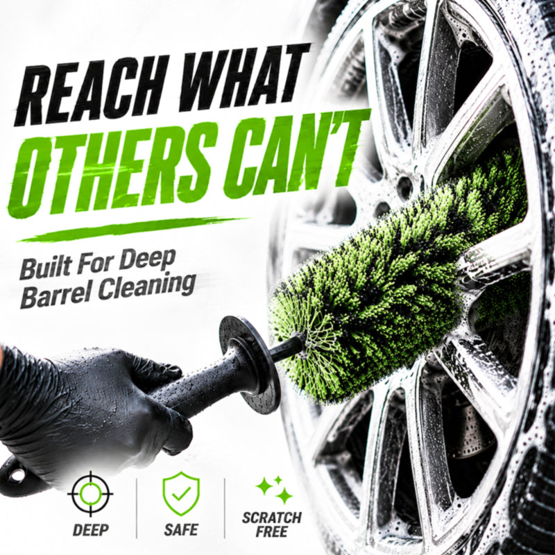 ⏳LAST DAY SALE 50% OFF !! 🔥 Deep Reach Wheel Barrel Cleaning Brush