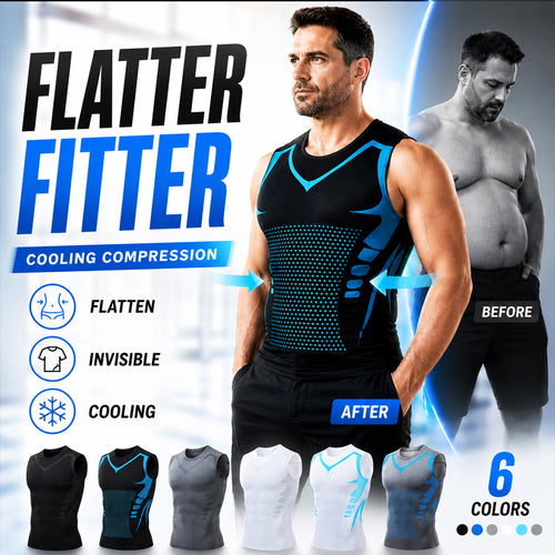 🥳2026 HOT SALE🥳💞50K+ SOLD!🛡️💎 50% OFF! Ionic Shaping Vest – Cooling compression, smooths belly & love handles. Invisible under shirts. Feel confident again! 💪✨
