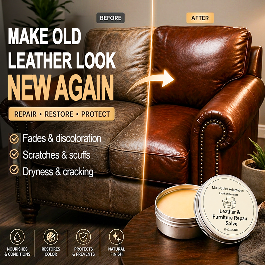 Grailzees™ Leather Repair & Restore Balm – Make Old Leather Look New Again