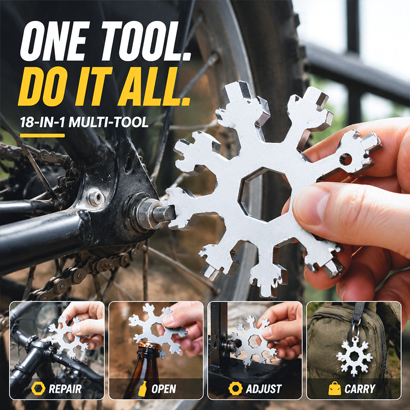 18-in-1 Snowflake Multi-Tool