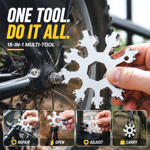 18-in-1 Snowflake Multi-Tool