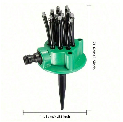 360° Precision Garden Sprinkler – Full Lawn Coverage for Easy Watering