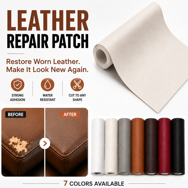 Grailzees™ Leather Repair Patch – Cover Scratches, Cracks & Peeling in Minutes