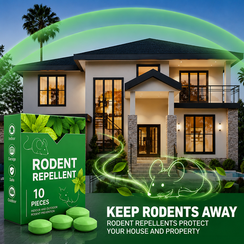 🥳2026 HOT SALE🥳  50% OFF!  🚫 Stop Mice Before They Move In  🌿Natural Peppermint Mouse Repellent