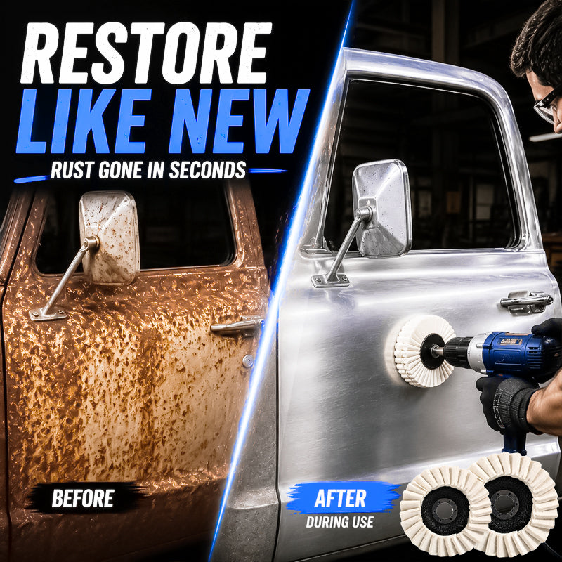 Achieve A Mirror Finish –Wool Felt Flap Polishing Disc
