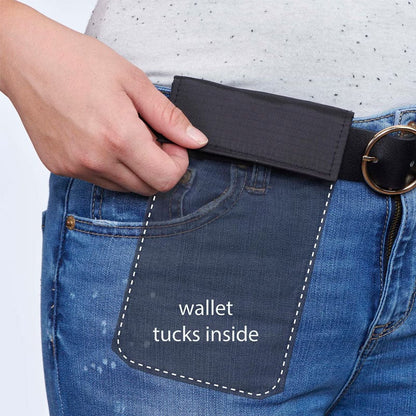 Grailzees™ Slim Belt Wallet —“Waist Shield” Tactical Waist Pack with Quick Access Wallet 🛡️💳