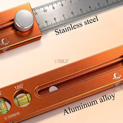 📏 3-in-1 Measuring, Marking & Level Tool🔥
