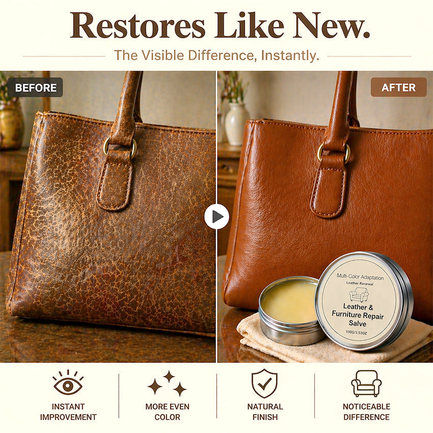 Grailzees™ Leather Repair & Restore Balm – Make Old Leather Look New Again