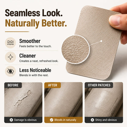 Grailzees™ Leather Repair Patch – Cover Scratches, Cracks & Peeling in Minutes