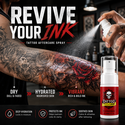 💥 50K+ sold!💉 Tattoo aftercare spray – ultra-fine mist, hydrates, revives ink vibrancy. 50% OFF! 🎨✨