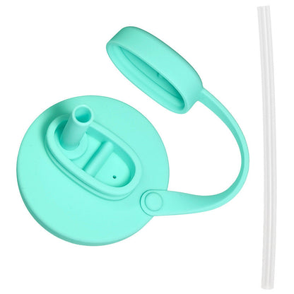 Grailzees™3Pcs BPA-Free Reusable Soda Can Lids, Secure Fit Covers to Keep Drinks Clean & Bug-Free, Optional Straws Included