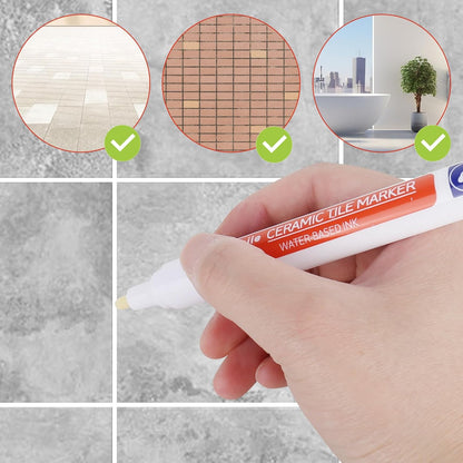 🖌️Grailzees™ Anti-Mould & Waterproof Joint Pen for Ceramic Tiles!