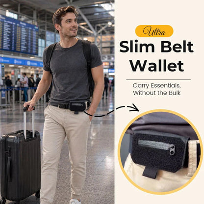 Grailzees™ Slim Belt Wallet —“Waist Shield” Tactical Waist Pack with Quick Access Wallet 🛡️💳