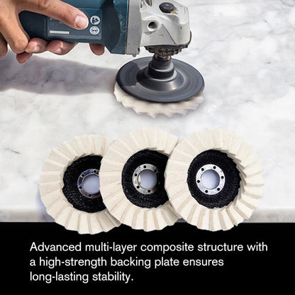 Achieve A Mirror Finish –Wool Felt Flap Polishing Disc