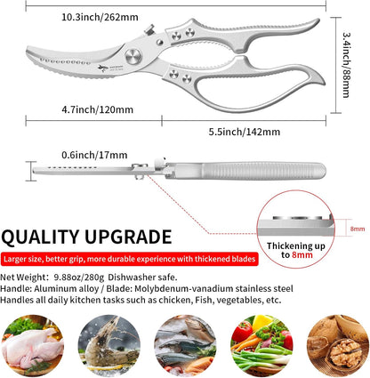 Grailzees™ Multifunctional Heavy-Duty Kitchen Shears