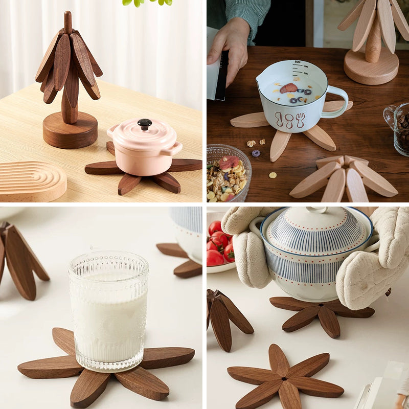 🥳2026 HOT SALE🥳🌲50K+ SOLD!✨ Wooden Tree Trivet – Beautiful Decor & Table Protection 🏡