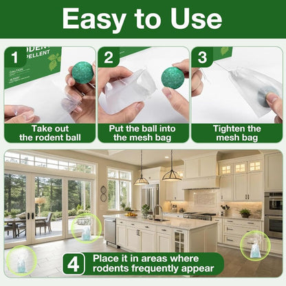 🥳2026 HOT SALE🥳  50% OFF!  🚫 Stop Mice Before They Move In  🌿Natural Peppermint Mouse Repellent