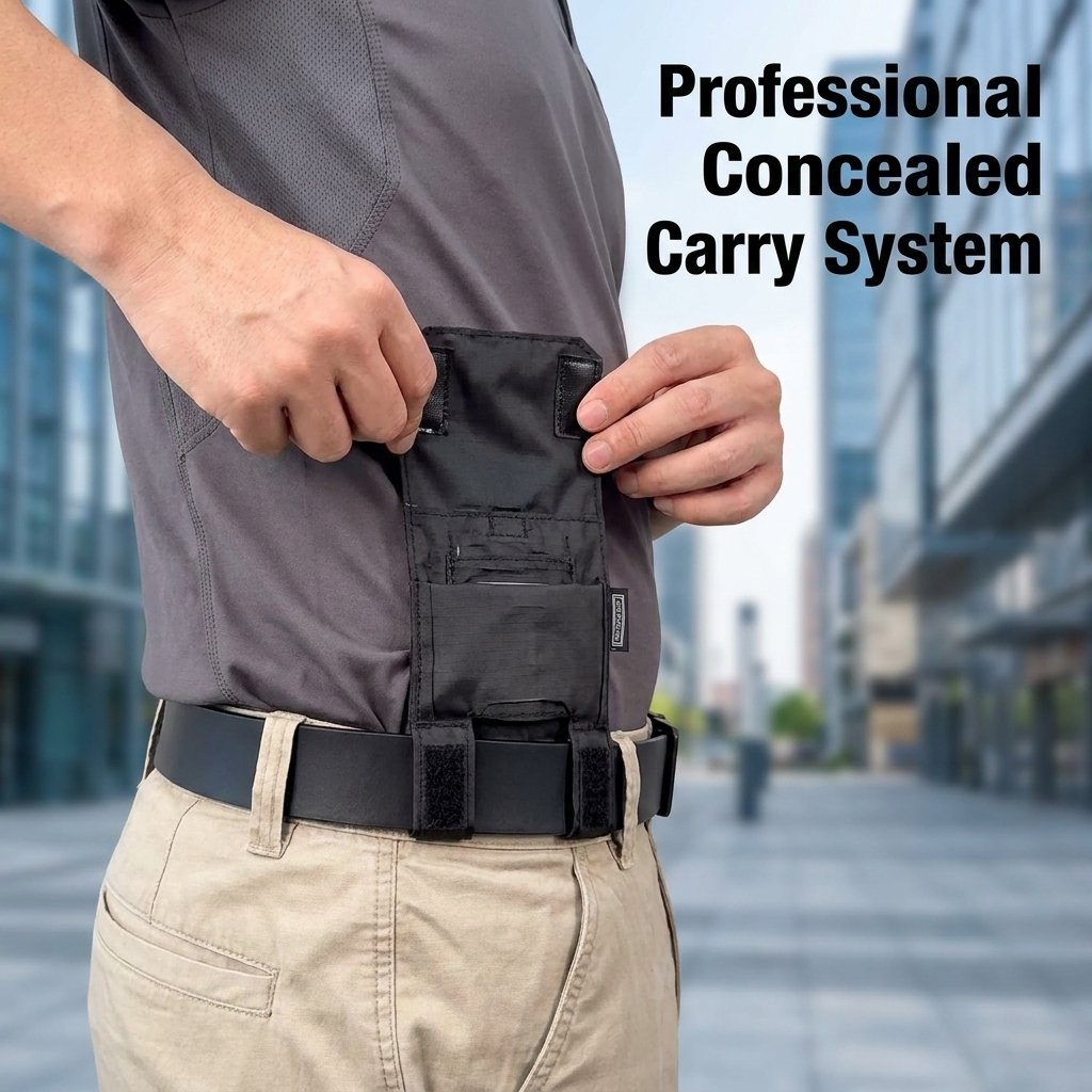 Grailzees™ Slim Belt Wallet —“Waist Shield” Tactical Waist Pack with Quick Access Wallet 🛡️💳