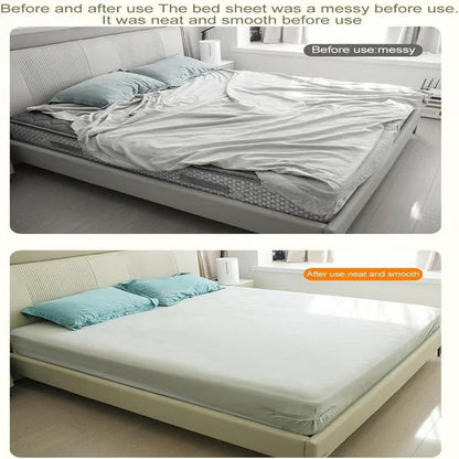 Grailzees™ Bed Sheet Holder Straps Non-Slip – Adjustable Mattress Sheet Fasteners for All Bed Sizes