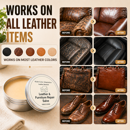 Grailzees™ Leather Repair & Restore Balm – Make Old Leather Look New Again